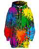 bluza z kapturem damska Bluza Oversize Tunika DR.CROW Backdrop