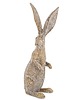 ozdoby wielkanocne Dekoracja - zając brązowy 34x10x12 cm LONGORELA