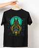 t-shirty męskie Koszulka organiczna z nadrukiem Anubis i orzeł