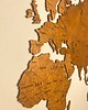 Ozdoby na ścianę Drewniana Mapa Świata