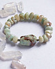 bransoletki z kamieni naturalnych UNIKAT - chryzopraz, amazonit