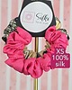 gumki do włosów XS mini mała gumka dla dzieci do włosów jedwab naturalny scrunchie mix