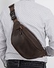 torby i nerki męskie Duża Brązowa Nerka Męska Vintage Skóra Naturalna Licowa NX19
