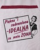 fartuchy kuchenne Fartuch Kuchenny bawełniany beżowy haftowany Idealna żona EXTRA PREZENT