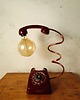 lampy stołowe Telefon Ericsson z lat 60. zamieniony w lampę 