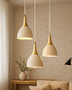 lampy wiszące Lampa Wisząca Metalowa Kaszmirowa ze złotym dodatkiem LED