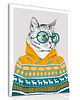 obrazy OBRAZ NA PŁÓTNIE -  Kot w swetrze