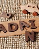 puzzle dla dzieci Układanka z imieniem - drewniane puzzle z literami