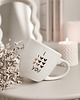 kubki Biały Kubek Porcelanowy 300 ml - Napis I Love You ze Złotymi Sercami dla Zako