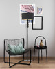 lampy podłogowe Designerska lampa podłogowa do czytania BERMUDY VELUR