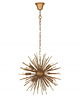 lampy wiszące Lampa wisząca, dekoracyjna Sunlight Gold, metal, 50x50x50 cm