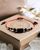 bransoletki na sznurku Bransoletka Ochronna Turmalin Czerwona Najsilniejsza Ochrona Talizman Amulet