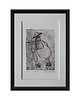 grafiki i ilustracje Oryginał - Grafika w oprawie passe-partout 13x18 cm