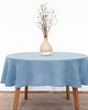 obrusy i serwetki Obrus okrągły medium linen DUSTY BLUE