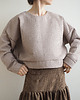 bluza bez kaptura damska Wafel Bluza