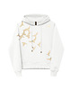bluza z kapturem damska Bluza sky white z kapturem