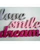 inne LOVE SMILE DREAM - napisy 3d 