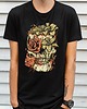 t-shirty męskie Koszulka  z nadrukiem Flower skull