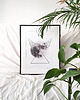 plakaty moon girl minimalistyczny plakat z ksieżycem