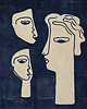 tapety i naklejki ścienne Tapeta - Abstract face.