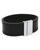 bransoletki skórzane Bransoletka Męska Skórzana Szeroka Czarna ROZMIAR XS - 17CM Parker Quality