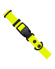 smycze i obroże dla psów i kotów Obroża dla psa regulowana wodoodporna hexa NEON ŻÓŁTA 40-55cm taśma 2cm M