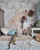 naklejki ścienne do pokoju dziecka Dinozaur T-Rex Dekoracja Ścienna Origami, Tyranozaur