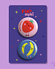 akcesoria dziecięce - różne Pinsy I LOVE FRUITS 2szt.