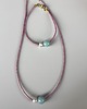 komplet biżuterii Komplet choker i bransoletka Minima kule