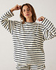 bluza bez kaptura damska Bluza ISABEL stripes