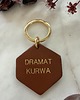 breloki Brelok skórzany "Dramat kurwa"