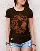 t-shirt damskie Koszulka damska PTAKI/JARZĘBINA