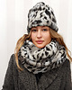 czapki damskie CZAPKA i OPATULACZ CHAPOOSIE  KOMPLET Wild Gray Fur