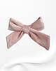 spinki i klamry do włosów Spinka do włosów kokardka duża welurowa różowa jasna