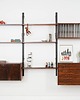 półki Regał palisandrowy PS System, duński design, lata 60, Randers M