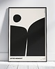 plakaty Plakat abstrakcyjny, abstrakcja, geometria, b&w - After Midnight