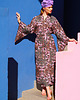 sukienki midi damskie Pudrowy róż kimono Rebel Pink