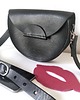 torby na ramię BELTbag półkole crossbody czarna skóra jucht
