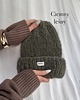 czapki damskie Puszysta czapka Cloud wełna merino alpaka *ciemny leśny*