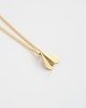 złote naszyjniki 16k Gold Plated Paper Plane Necklace