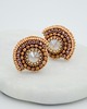 kolczyki swarovski Kolczyki Swarovski Wachlarze Blush