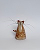 figurki i rzeźby Ceramiczny kot na kocie wąsy wibrysy