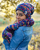 czapki damskie Czapka MERINO 50% EXPLORER "Pokojowe granaty"