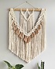 makramy Minimalistyczne dekoracje, prosta makrama, delikatne boho dekoracje