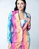 marynarki damskie Marynarka damska Vibrant Rainbow wielokolorowa z dresówki