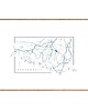plakaty KARKONOSZE  plakat mapa grafika