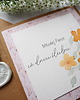 kartki scrapbooking Kartka na ślub Pomarańczowe Kwiaty