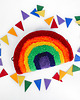 torby na ramię Torebka tuftingowa 'RAINBOW"