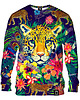 bluzy męskie Bluza Bez Kaptura Męska DR.CROW Hidden Leopard