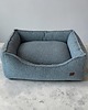 legowiska dla psów i kotów Legowisko dla psa Kanapa Boucle Niebieska Premium Pieski Dwa